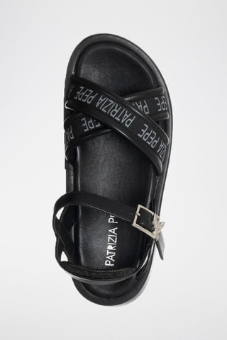 Sandales plateformes - Noir et argenté