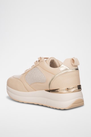 Baskets plateformes - Beige