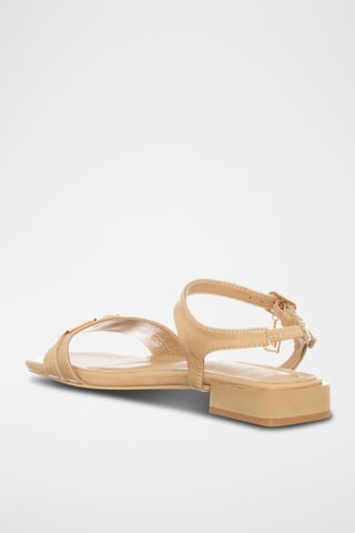 Sandales en cuir - Laura Biagiotti - Beige