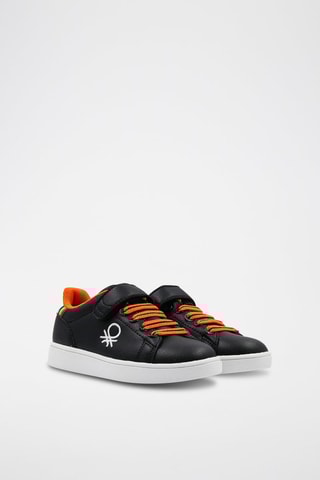 Sneakers - Benetton - Blanc et noir