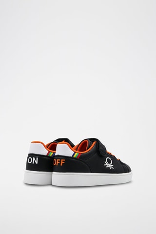 Sneakers - Benetton - Blanc et noir