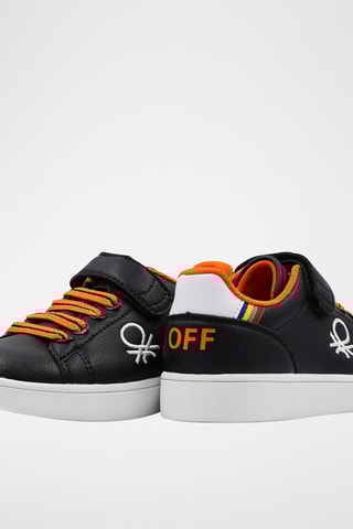 Sneakers - Benetton - Blanc et noir