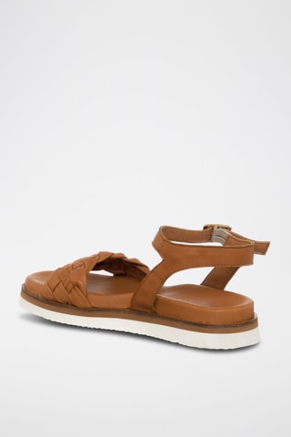 Sandales en cuir - Camel
