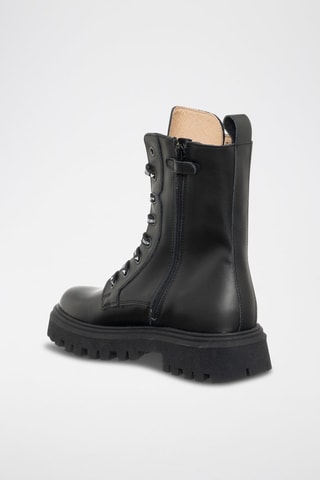 Bottines en cuir - Noir
