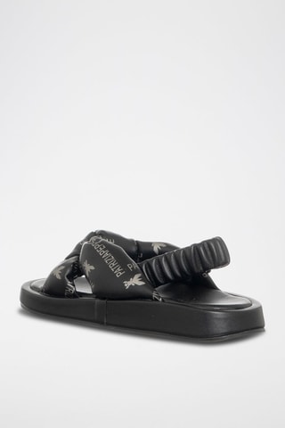 Sandales plateformes - Noir et gris