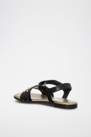 Sandales - Noir et doré