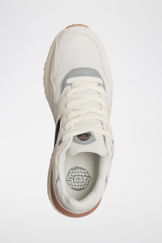 Baskets - Blanc, noir et marron