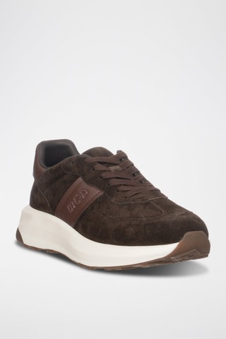 Baskets en cuir - Camel