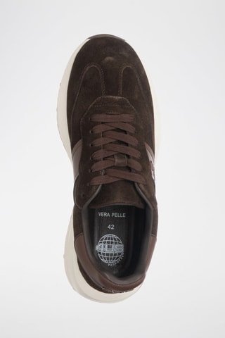 Baskets en cuir - Camel