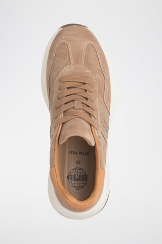 Baskets en cuir - Camel