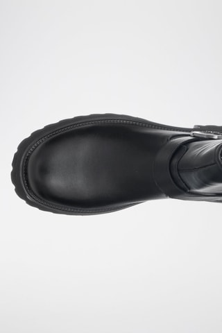 Bottines en cuir - Noir