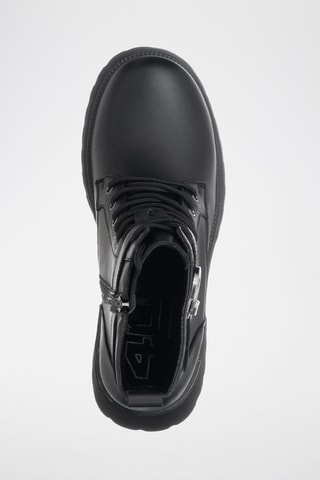 Bottines en cuir - Noir