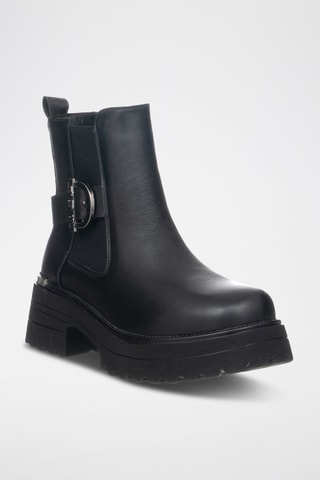 Bottines Chelsea en cuir - Noir