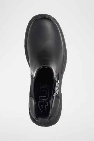 Bottines Chelsea en cuir - Noir