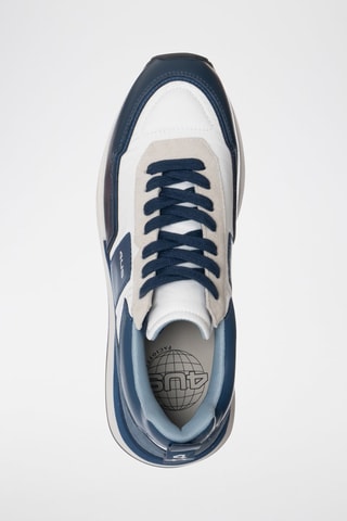 Sneakers Sean - Blanc et bleu