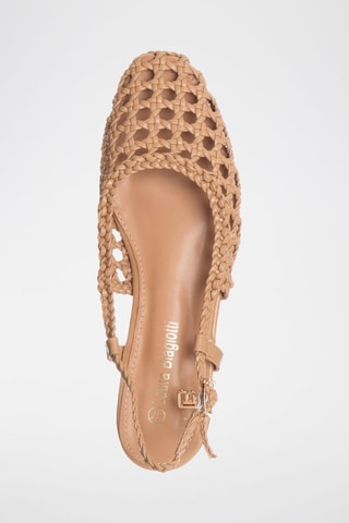 Ballerines - Laura Biagiotti - Marron et doré