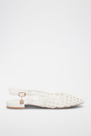 Ballerines - Laura Biagiotti - Blanc et doré