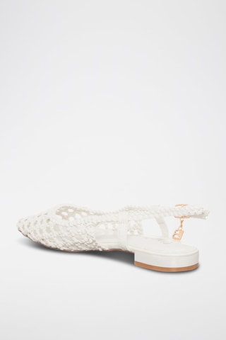 Ballerines - Laura Biagiotti - Blanc et doré