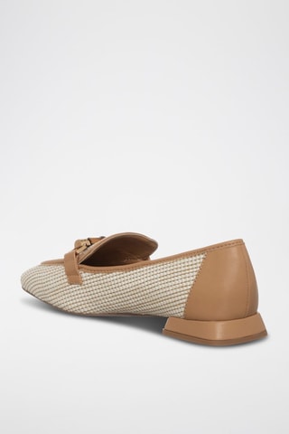 Mocassins - Laura Biagiotti - Blanc, marron et doré