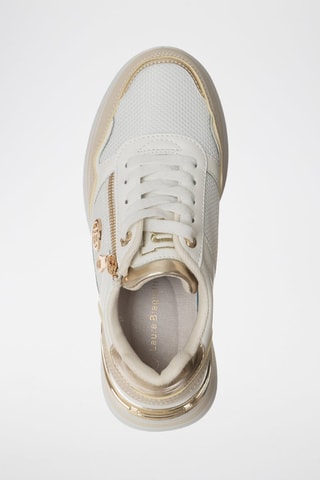 Baskets plateformes - Laura Biagiotti - Blanc et beige