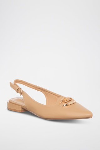 Ballerines - Laura Biagiotti - Beige et doré