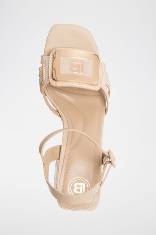 Sandales à talons - Laura Biagiotti - Beige et doré