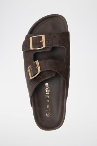 Mules plateformes - Laura Biagiotti - Marron