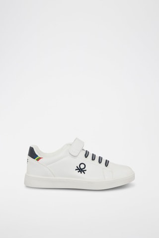 Sneakers - Benetton - Blanc et bleu