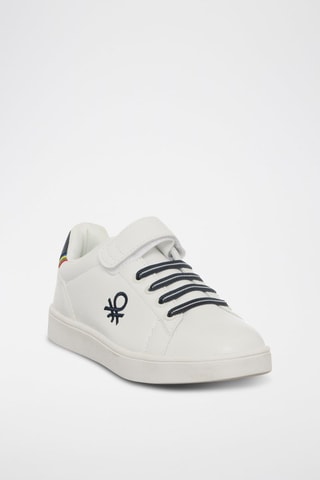 Sneakers - Benetton - Blanc et bleu