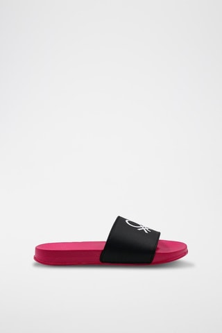 Claquettes - Benetton - Noir