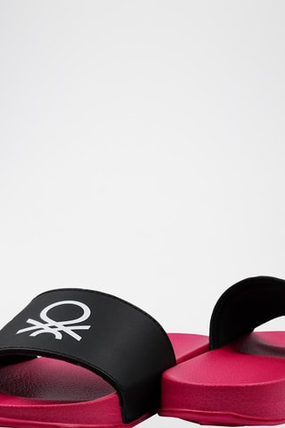 Claquettes - Benetton - Noir