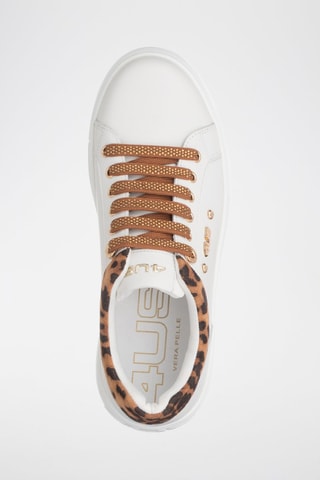 Leren Platform Sneakers - Wit