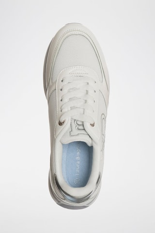 Baskets plateformes - Laura Biagiotti - Blanc et argenté