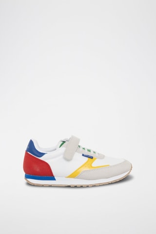 Sneakers - Benetton - Blanc et bleu