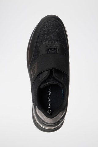 Baskets compensées - Laura Biagiotti - Noir