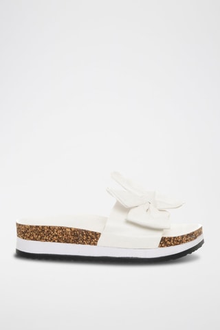 Mules plateformes - Blanc