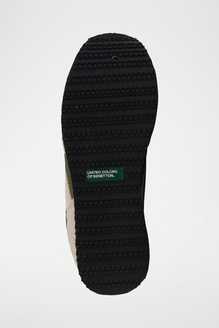 Sneakers - Benetton - Blanc et vert