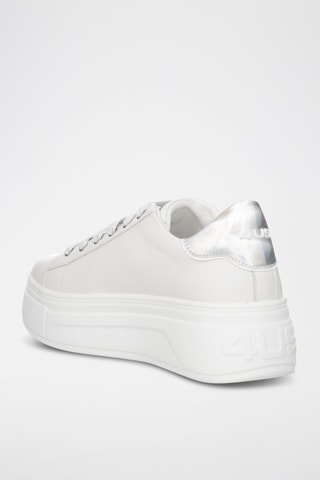 Leren Platform Sneakers - Wit