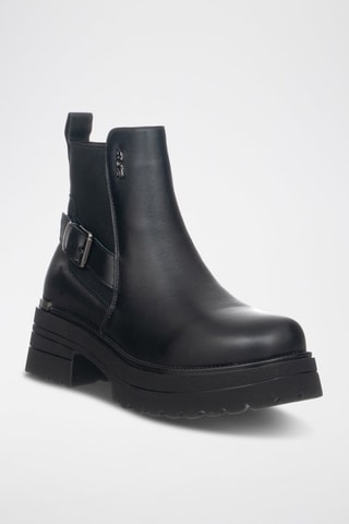 Bottines Chelsea en cuir - Noir