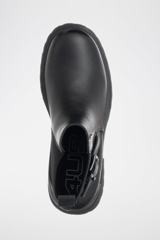 Bottines Chelsea en cuir - Noir