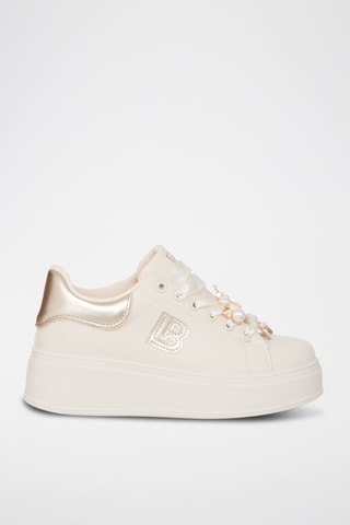 Baskets plateformes - Laura Biagiotti - Blanc