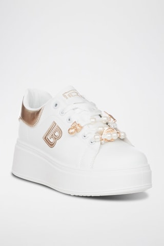 Baskets plateformes - Laura Biagiotti - Blanc