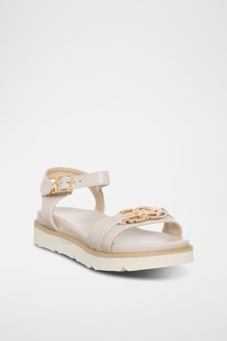 Sandales - Beige et doré