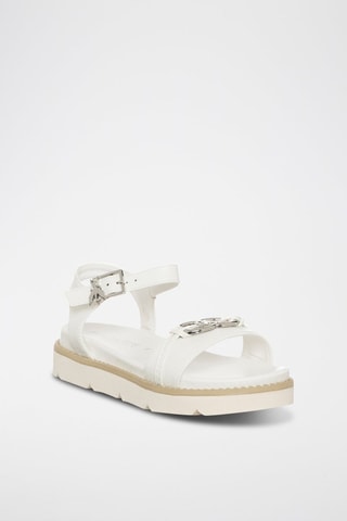 Sandales - Blanc et argenté