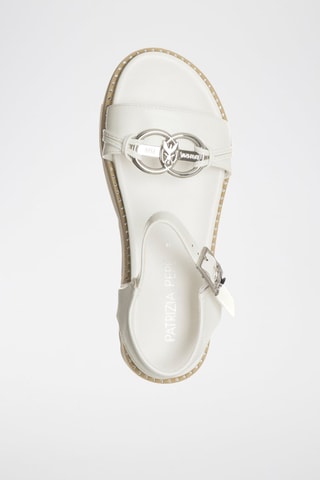 Sandales - Blanc et argenté