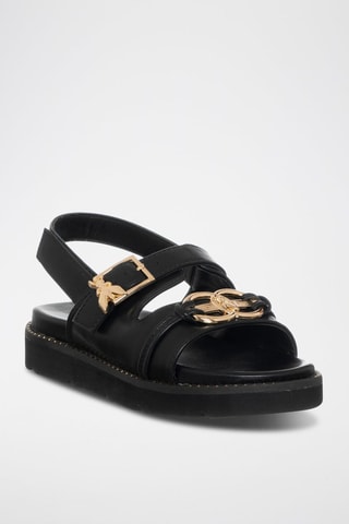 Sandales - Noir et doré