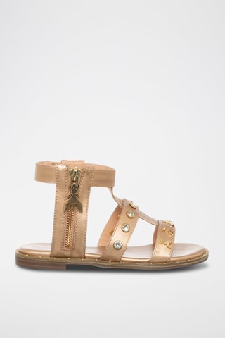 Sandales - Rose et doré