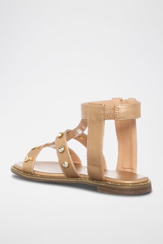 Sandales - Rose et doré