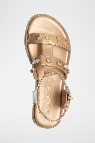 Sandales - Rose et doré