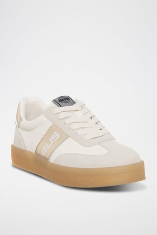 Baskets en cuir - Doré